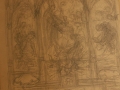 Rysunki i szkice Ludwika Konarzewskiego (seniora) związane z powstawaniem ołtarza głównego oraz obrazu św. Stanisława BM z maja 1951 r. [003]