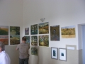 [032] IV Międzynarodowy Plener Malarski im. ks. Marcina Dubiela „Cieślin – 2015″ (09.08.2015 - wystawa robocza w Domu Ludowym w Cieślinie) (2)