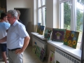 [035] IV Międzynarodowy Plener Malarski im. ks. Marcina Dubiela „Cieślin – 2015″ (09.08.2015 - wystawa robocza w Domu Ludowym w Cieślinie) (5)