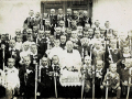 [011] I Komunia Św. - ks. Jan Opałacz z chłopcami - 1939 r.