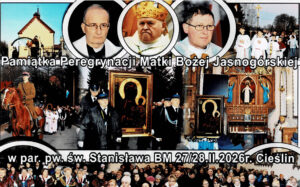 Peregrynacja obrazu MB Częstochowskiej Cieślin 27-28.02.2026 r.