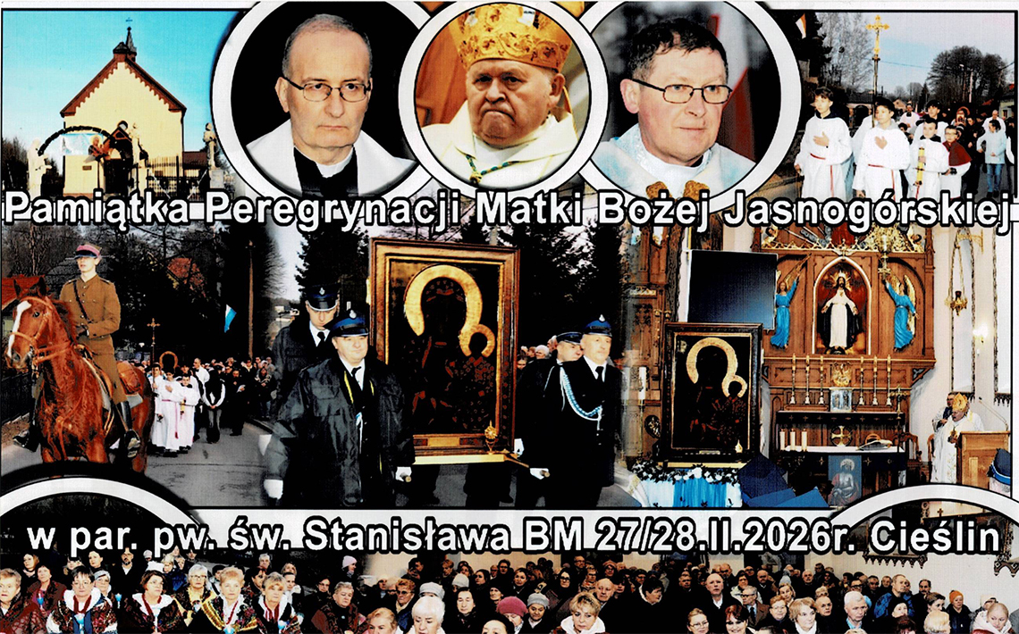 Peregrynacja obrazu MB Częstochowskiej Cieślin 27-28.02.2026 r. Peregrynacja obrazu MB Częstochowskiej Cieślin 27-28.02.2026 r.